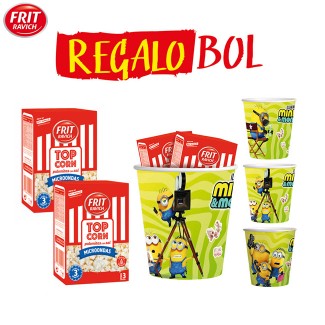 Palomitas Microondas 2xPack 3 Uds.+Bol (6Uds)