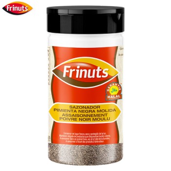 Frinuts Pimienta negra molida 130 Grs. (12Uds)