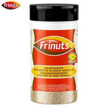 Frinuts Pimienta blanca molida 155 Grs. (12Uds)