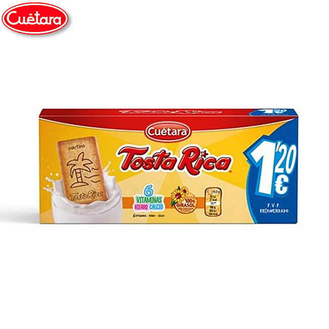 Tosta Rica 1'20 EUR (12Uds)