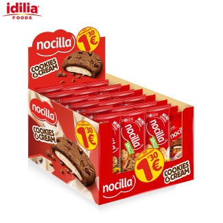 Lote Nocilla Mini Cookies 1'30 EUR 24 Uds. (LOTE)