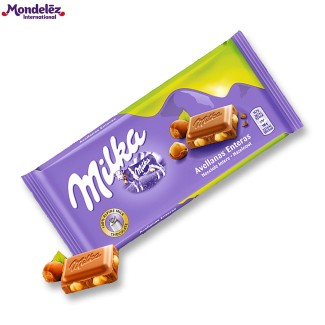 Milka 100 Grs. Avellana entera (4Uds)