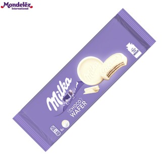 Milka White Choco Wafer (6Uds)