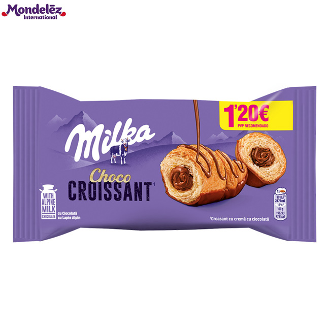 Croissant Choco 1'20 EUR (14Uds)