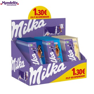 Expositor Milka 100 Grs. 40 Uds. (LOTE)