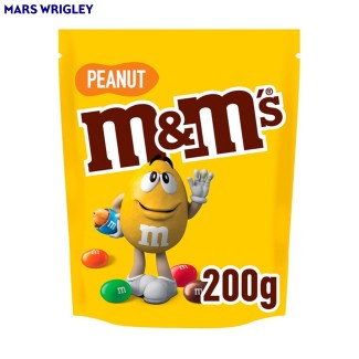 M&M'S Pouch Cacahuete 200 Grs. (1Uds)