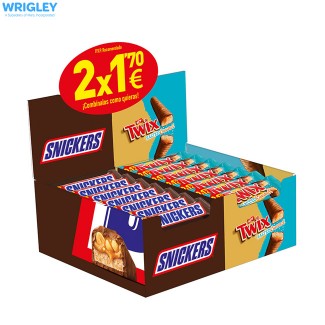 Snickers Acción: 2x1'70 EUR 48 Uds. (LOTE)