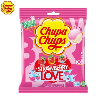 Chupa Chups Strawberry B10U (12Uds)