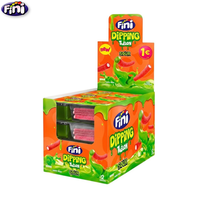 Dipping Tubes Melon (12Uds)