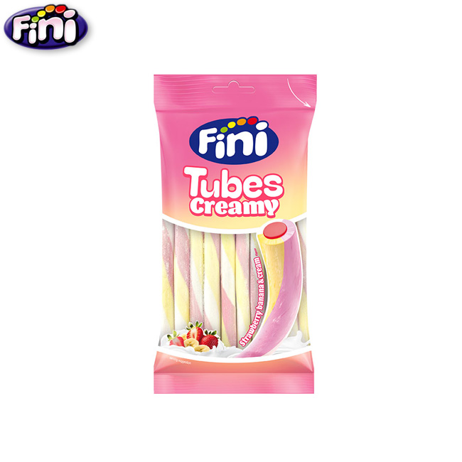 Tubes Fresa/Plátano Fini 80 Grs. (12Uds)