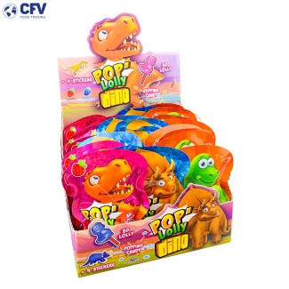 Pop Lolly Dino 16 Grs. (12Uds)