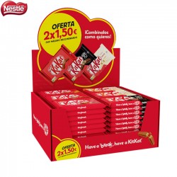 Expositor KitKat 2x1'50 EUR 60 Uds. (LOTE)
