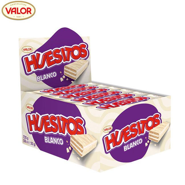 Huesitos 20 Grs. blanco (48Uds)