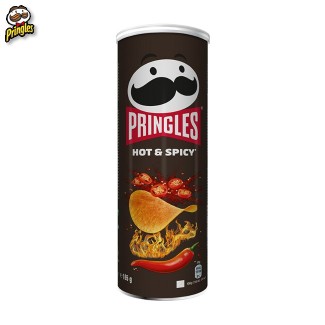 Pringles Hot Spicy 165 Grs. (1Uds)