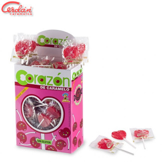 Piruleta Corazón Super (80Uds)