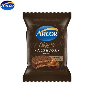 Alfajor Negro Dulce de Leche (18Uds)