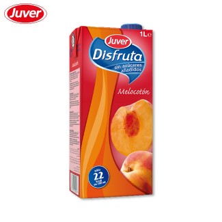 Juver Distruta Melocotón 1 Litro (12Uds)