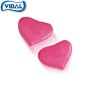 Corazones cobertura Fresa (75Uds)