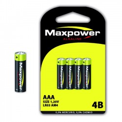 Pilas Maxpower  LR-3 AA BL4 (12Uds)