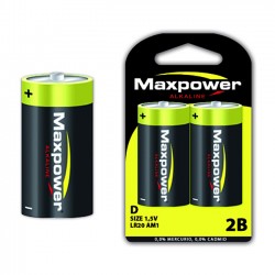 Pilas Maxpower  LR-20 BL2 (12Uds)