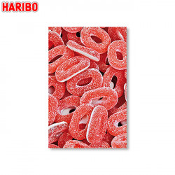 Aros Fresa Haribo 1 Kg. (1Uds)