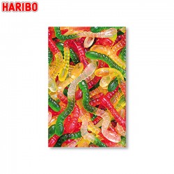 Gusanos Brillo Haribo 1 Kg. (1Uds)