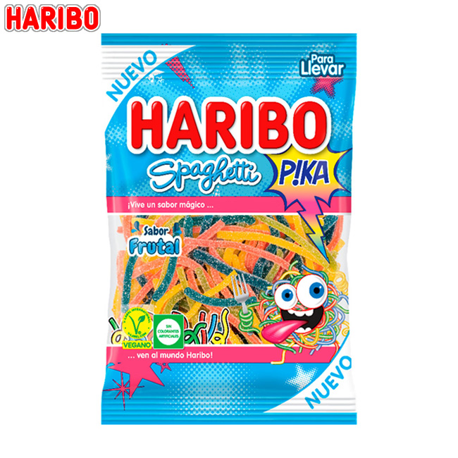 Spaghetti Fruty Haribo 75 Grs. (18Uds)