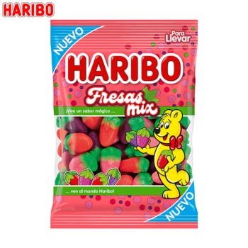 Fresas Mix Haribo 100 Grs. (18Uds)