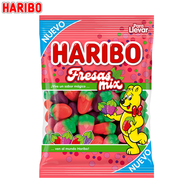 Fresas Mix Haribo 100 Grs. (18Uds)