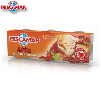 Pack Atún en tomate picante  Pescamar (1Uds)