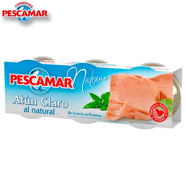 Pack Atún claro al natural Pescamar (1Uds)