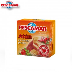 Atún en tomate picante Pescamar (25Uds)